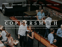 Tablet Screenshot of coppersmithboston.com